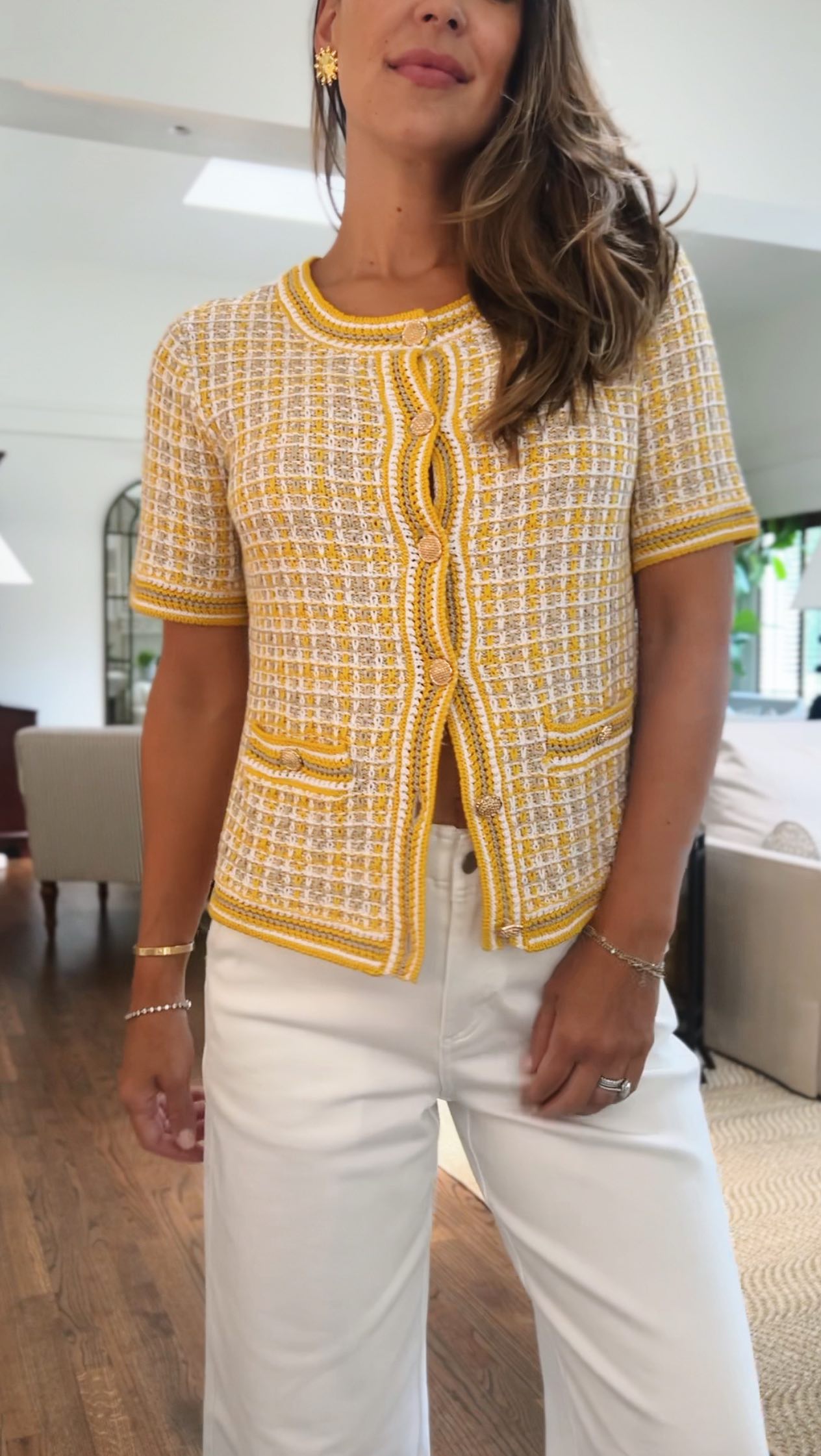 Instagram post by @kathleen_barnes for Talbots. Caption reads: A few new pieces from @talbotsofficial -....