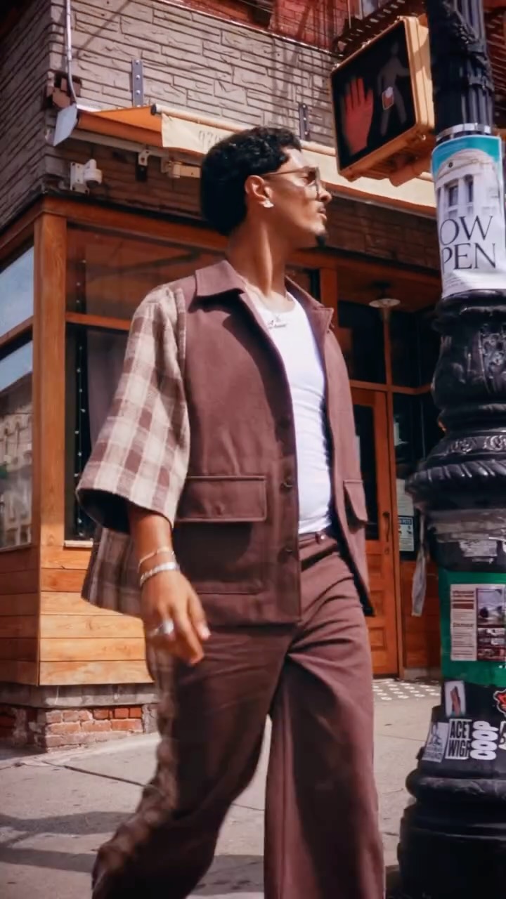 Instagram post by @valentinoxdior for Merrell. Caption reads: Chasing dreams and spreading good vibes.....