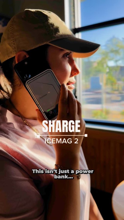 Instagram post by @sedafidanciozturk for SHARGE. Caption reads: Ever since I got the SHARGE ICEMAG 2, I’ve stopped....