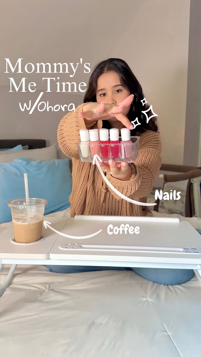 Instagram post by @mrs.isabelabarbosa for ohora. Caption reads: Mommy me time with @ohora_usa — they’re part of....