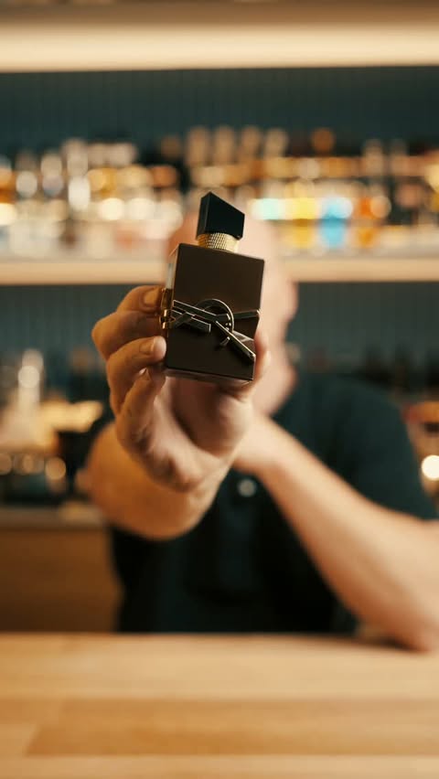 Instagram post by @noseblindfragrance for MYER. Caption reads: [...] confidence. @yslbeauty Available at @myer....