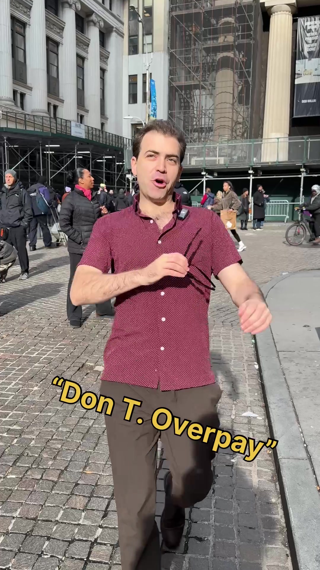 TikTok post by @natesteincomedy for Wise. Caption reads: What’s so special about coffee shops in Amsterdam....