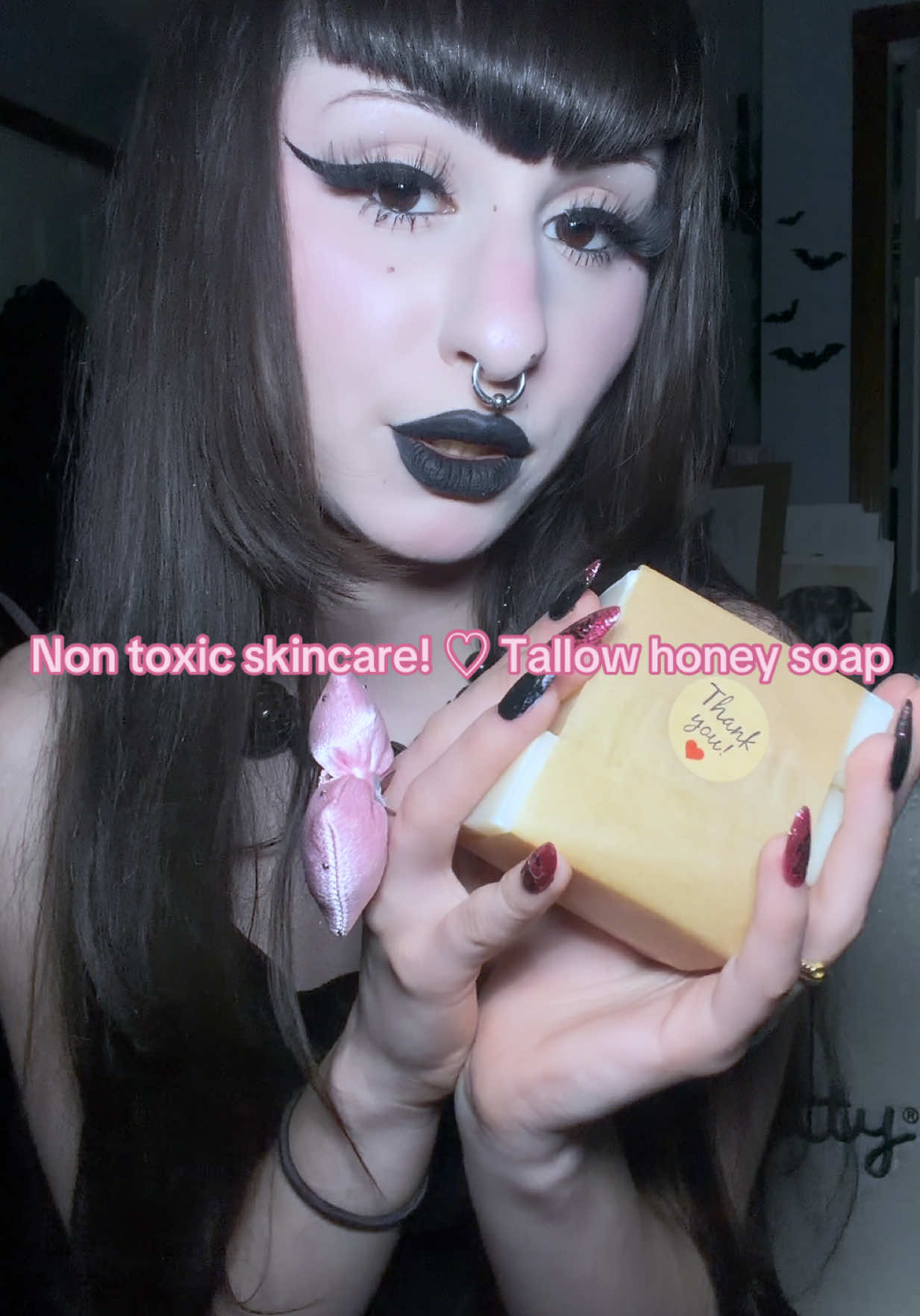 TikTok post by @petvampr for Terra Lotus. Caption reads: [...] + dark spots + hydrate your skin with @Terra....