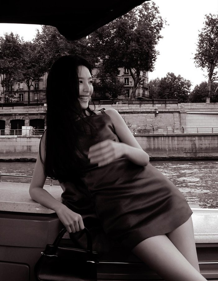 Instagram post by @zhangruonannan for GIVENCHY. Caption reads: @givenchy ❤️.