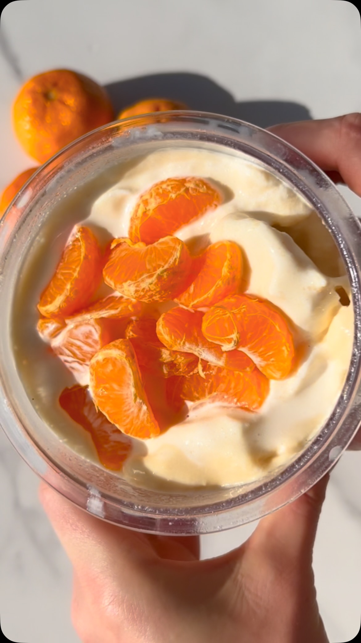 Instagram post by @brookebairdrdn for The Squeezed Juice. Caption reads: [...] in a scoop ☀️I partnered with....