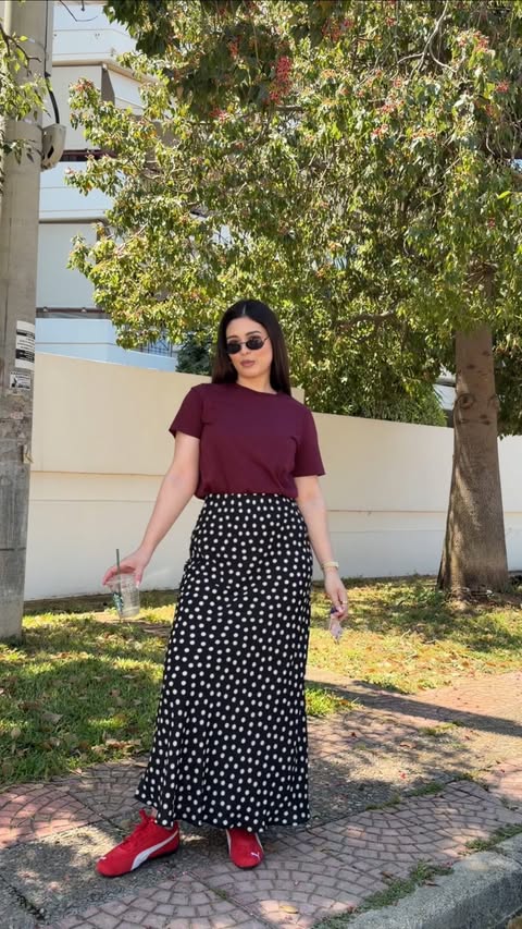 Instagram post by @m_dassiou for ABOUT YOU. Caption reads: Outfit check gone wrong…or maybe not?🤭....