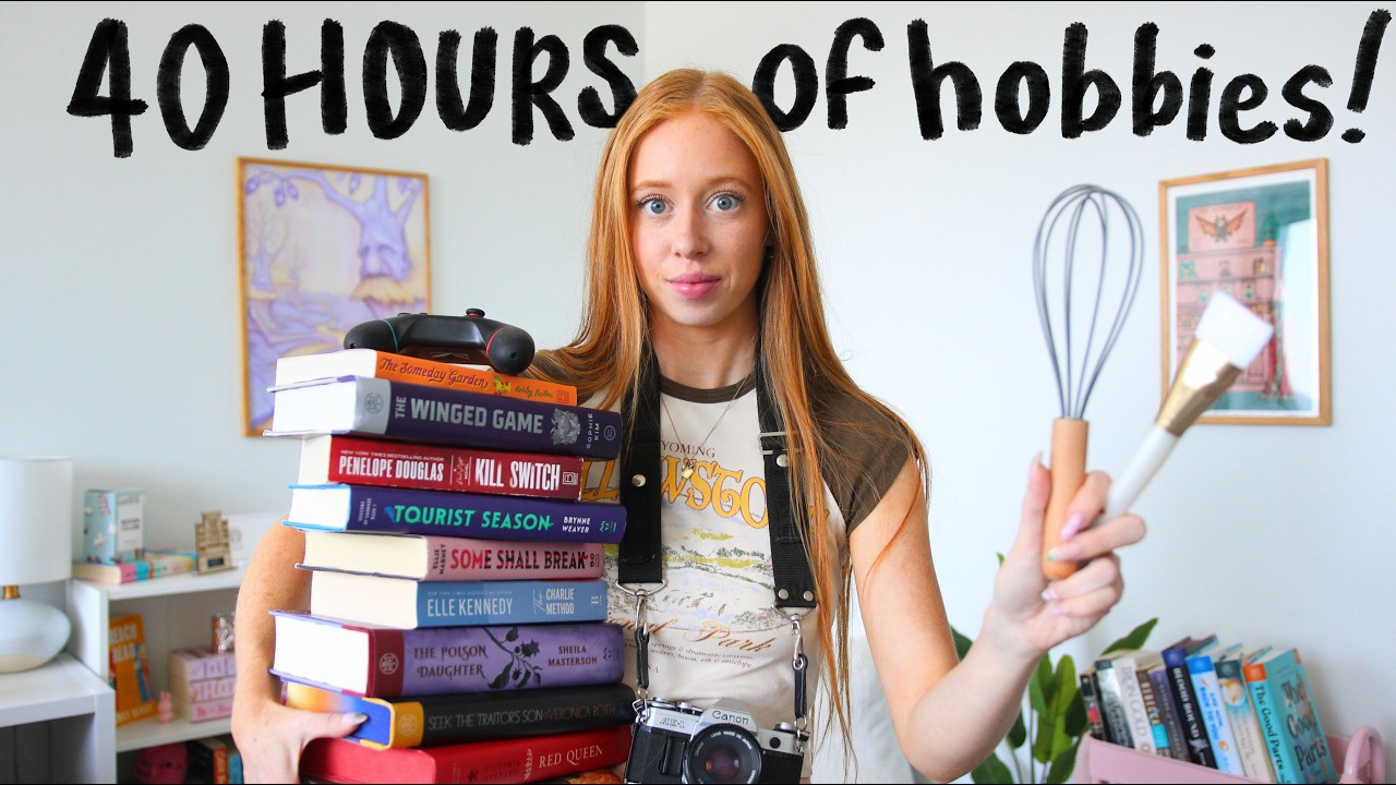 YouTube post by @JustAli for Linha Niina Secrets. Caption reads: I did cozy hobbies like it was my full-time job!!....