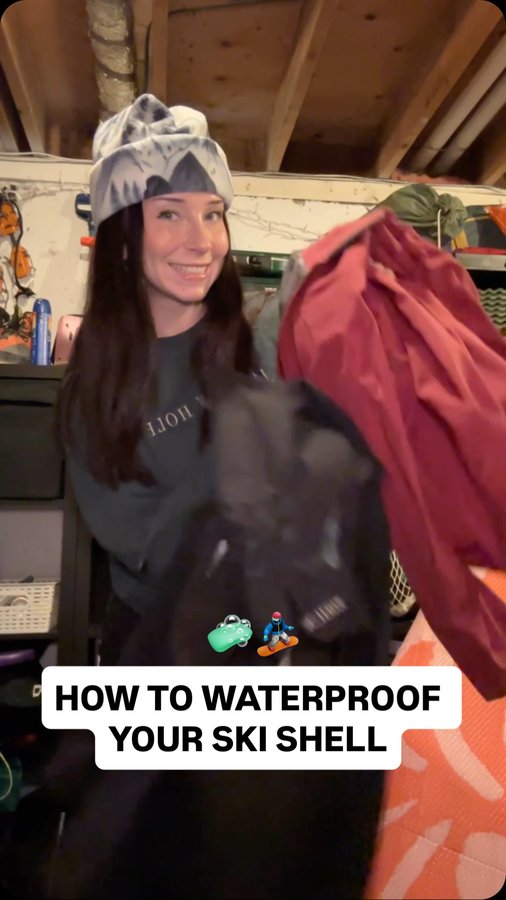 Instagram post by @brynnsadventures for Nikwax. Caption reads: [...] important that you take care of it! @nikwax....