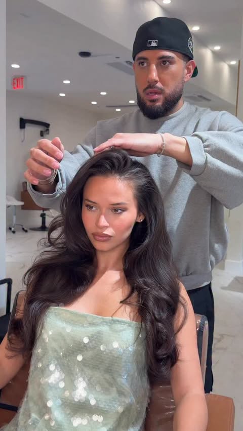 Instagram post by @antestradahair for Bio Ionic. Caption reads: [...] inspo ✨

Big, bouncy blowout using the....