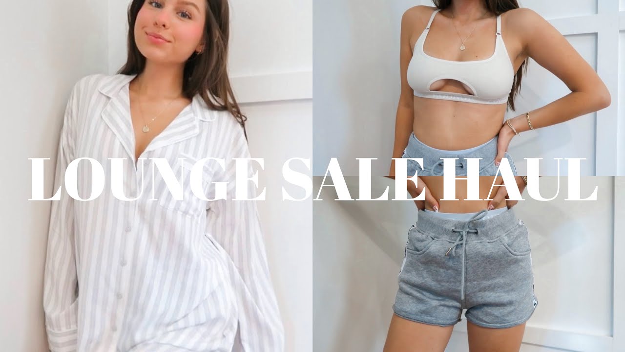 YouTube post by @IsabelleDyer for Aurelie Gi. Caption reads: LOUNGE UNDERWEAR OVERLOAD SALE HAUL.