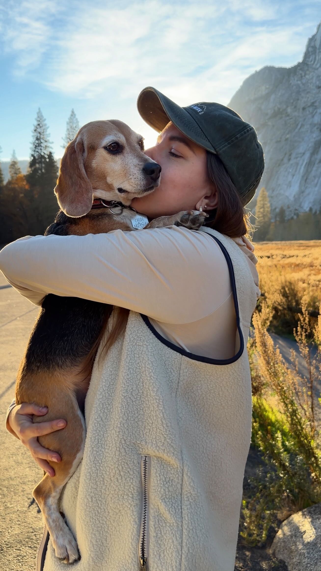 Instagram post by @cabeagles for Visit California. Caption reads: [...] different out here 💛✨ 

#mountains....
