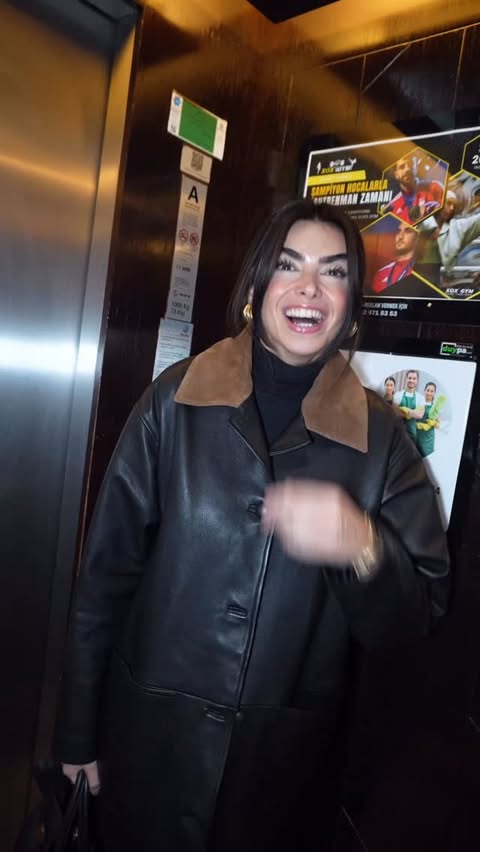 Instagram post by @selennergiz for Beauty Omelette. Caption reads: Outfit of the day🤎 #fyp #ootd #reklam 

Jacket....