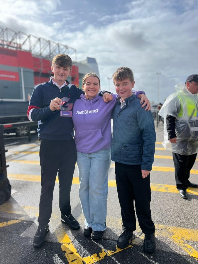 Instagram post by @henryoscarmoores for JustGiving. Caption reads: Still can’t believe it… beyond grateful to win the....