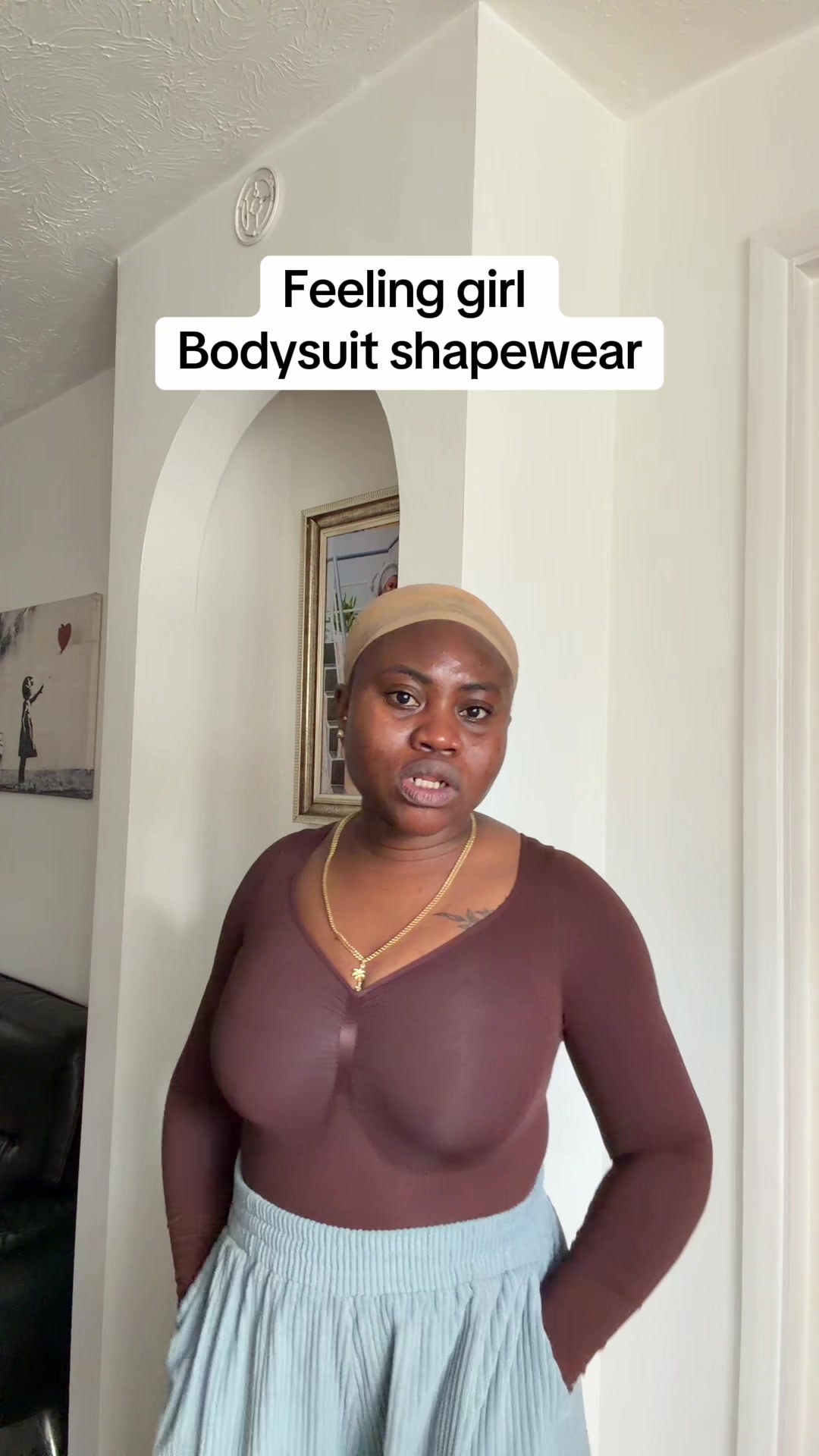 TikTok post by @lyfwifomotee for Feelingirl. Caption reads: [...] a good fit for they girl out there ✅✅....