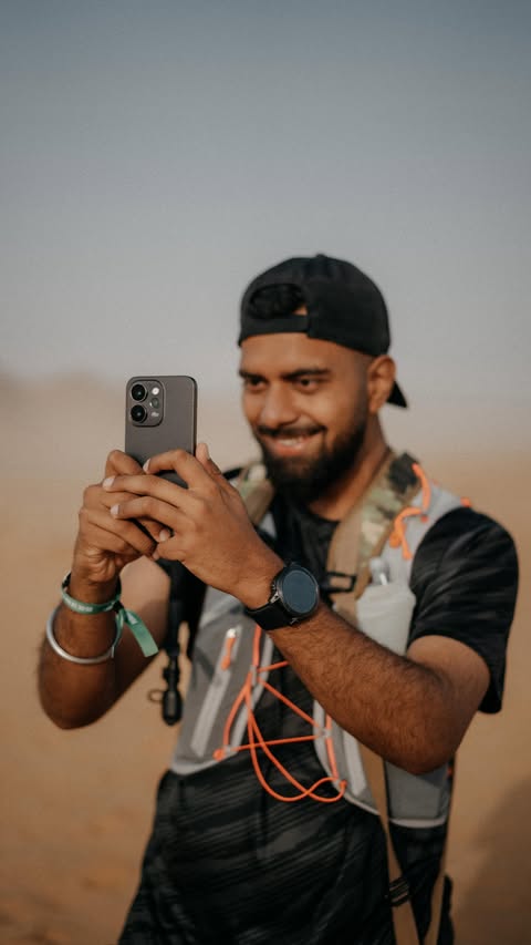 Instagram post by @man_made_machines for OPPO. Caption reads: Day after day I keep reaching for this phone....