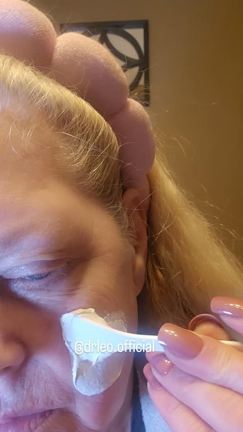 Instagram post by @jacquelinefisher6698 for Dr.Leo. Caption reads: @dr.leoofficial Clay Mask #giftedbydrleo ☘️This....