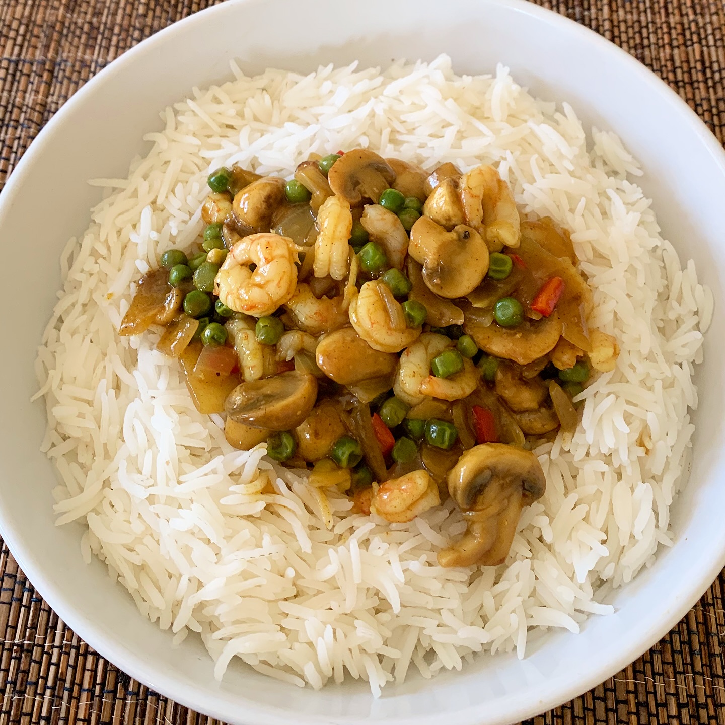 Instagram post by @lauras_food_diary for Jd Seasonings. Caption reads: We had this prawn curry tonight, made using....