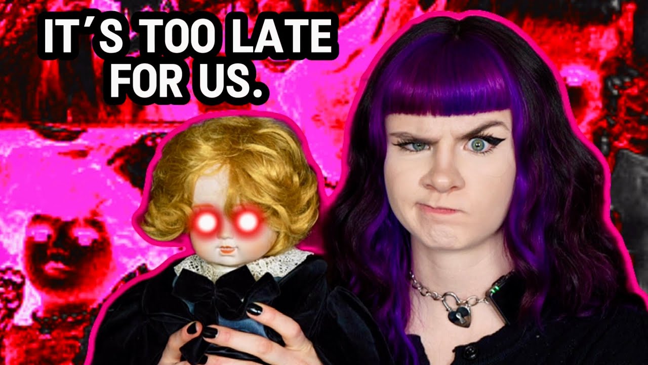 YouTube post by @bekahart for Rosetta Stone. Caption reads: The REAL reason you hate dolls. .