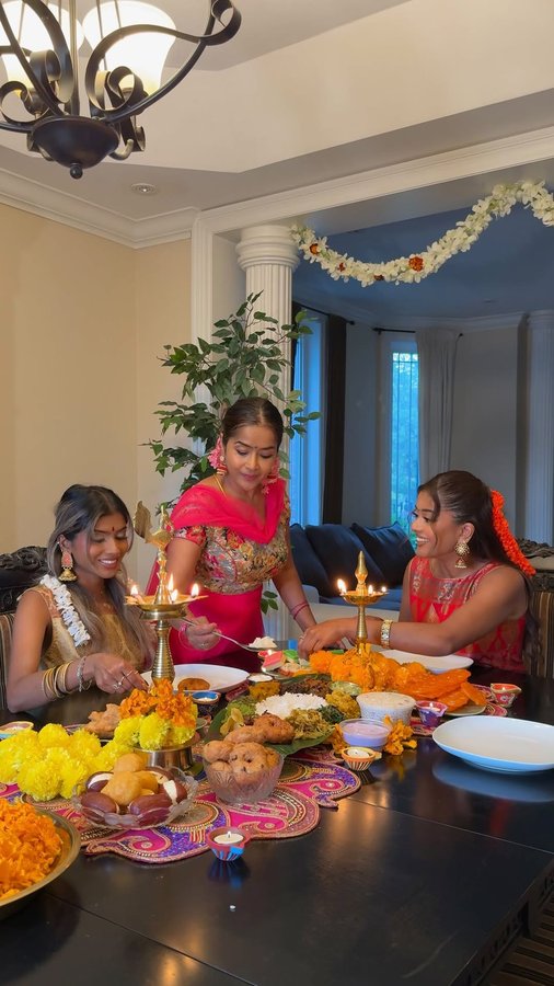 Instagram post by @apeenaiyah for Crest. Caption reads: Start every Diwali smile with a burst of....