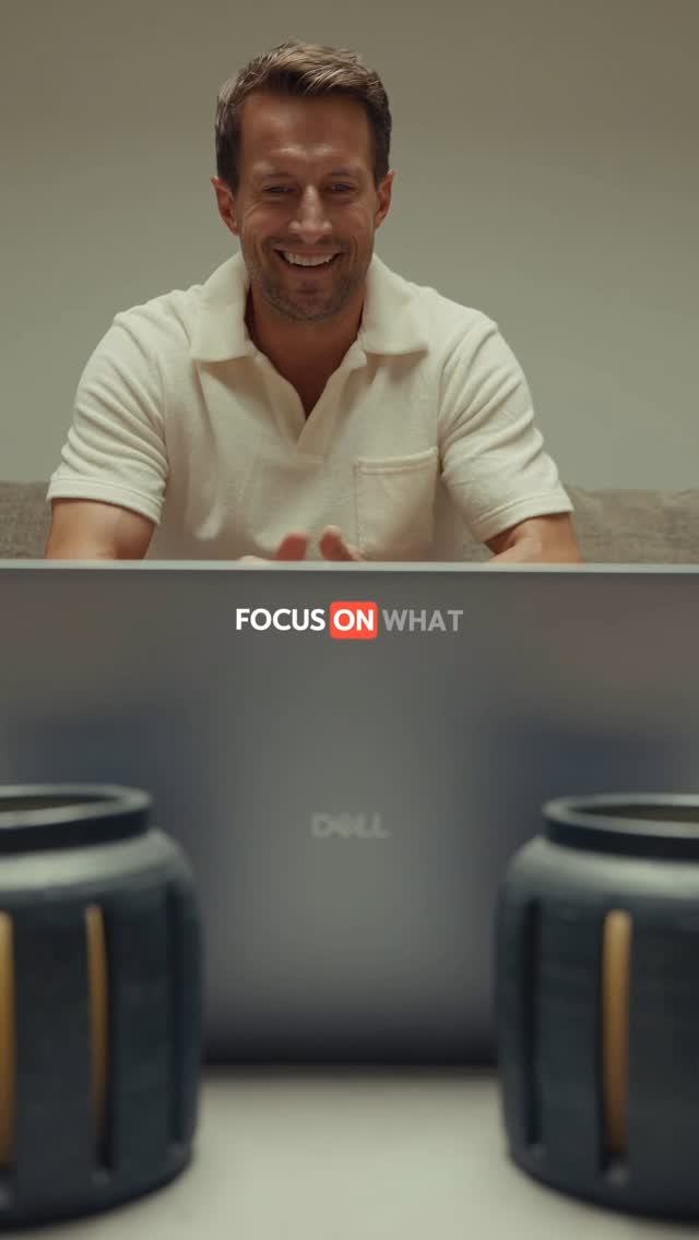 Instagram post by @brendanfallis for Dell. Caption reads: #ad My assistant is dependable, doesn’t miss....