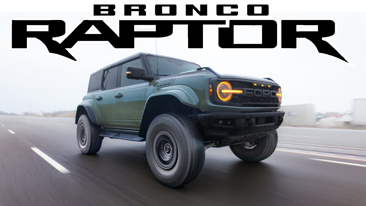 YouTube post by @TheStraightPipes for Continental Tire. Caption reads: BUY A Ford Bronco Raptor.