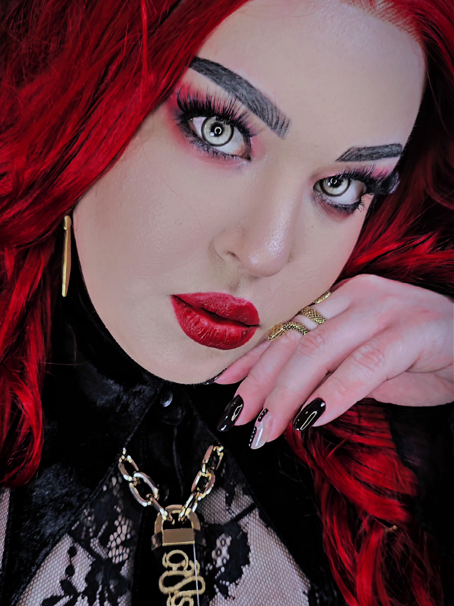 TikTok post by @ladychiara86 for KILLSTAR. Caption reads: [...] Outfit was gifted by @KILLSTAR Corset was....