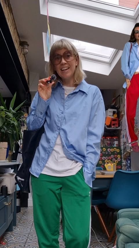 Instagram post by @girlwithbellsandwhistles for French Connection. Caption reads: I've had the picture saved on my camera reel for....