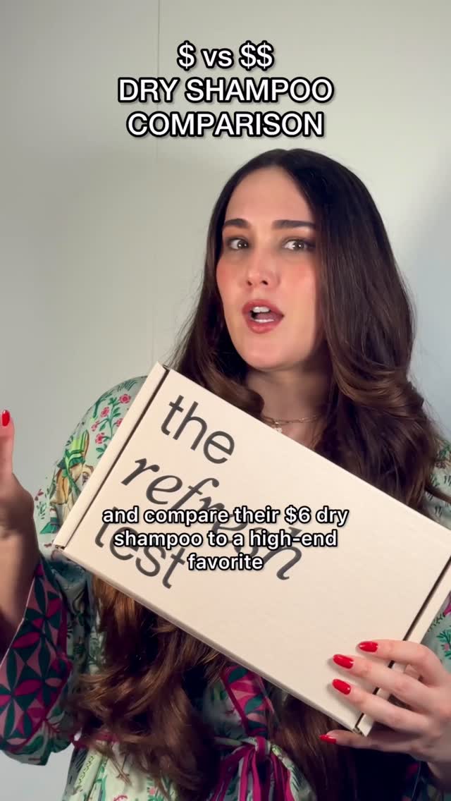 Instagram post by @alexandrarriaga for Suave. Caption reads: @Suave challenged me to a blind test: their $6 dry....