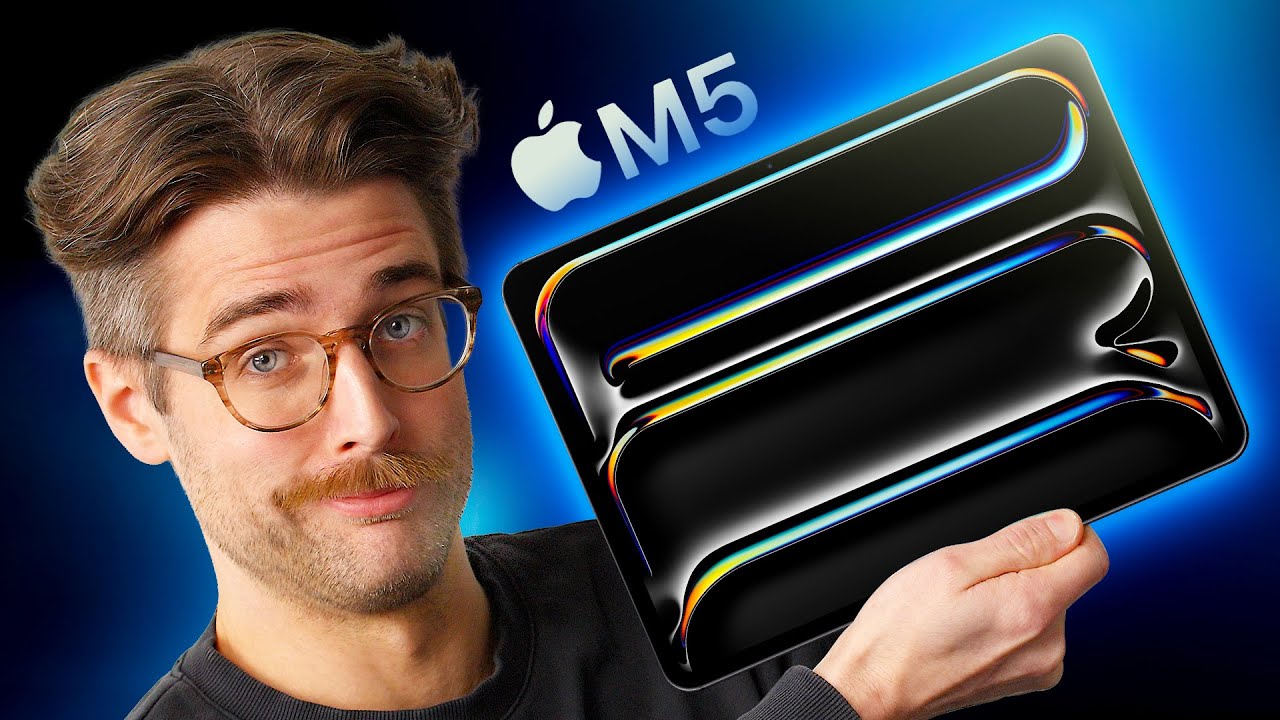 YouTube post by @ShortCircuit for Saily. Caption reads: I Got This For Your Mom - iPad Pro M5.