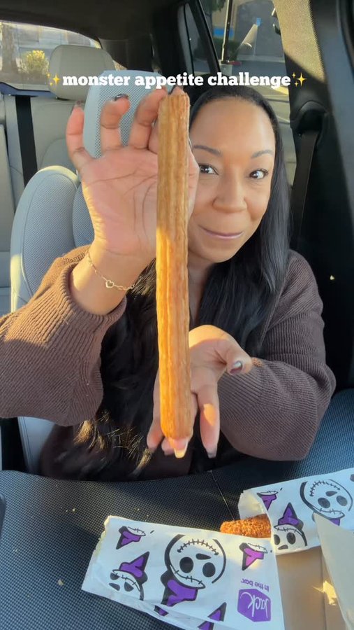 Instagram post by @lex.loves_ for Jack in the Box. Caption reads: #jackintheboxpartner How many bites will it take....