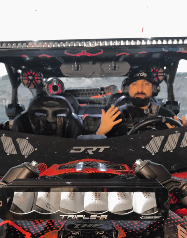 Instagram post by @utv_el_paso_915 for Cardo Systems. Caption reads: Checkout My Bio For That @cardo_orv Discount....