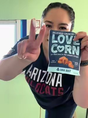 TikTok post by @paula.maclish_ for LOVE CORN. Caption reads: [...] to keep nearby. 🌽🛠️ @socialtiphq Ad @LOVE....