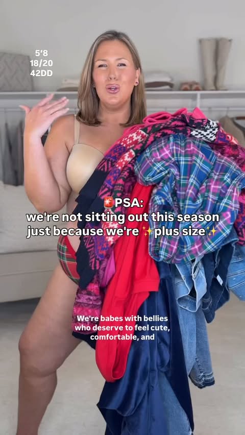 Instagram post by @ashley_dorough for Lane Bryant. Caption reads: [...] Loving all of these finds from @lanebryant -....