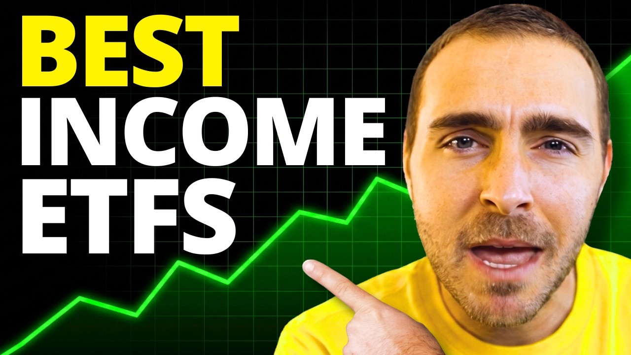 YouTube post by @rynewilliams for Skywork AI. Caption reads: The Top 12 Income ETFs Ranked (BEST to WORST) 🏆.