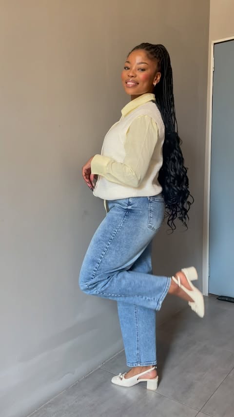 Instagram post by @karabo_kza for PEP. Caption reads: OOTD for my first Brand Event with....
