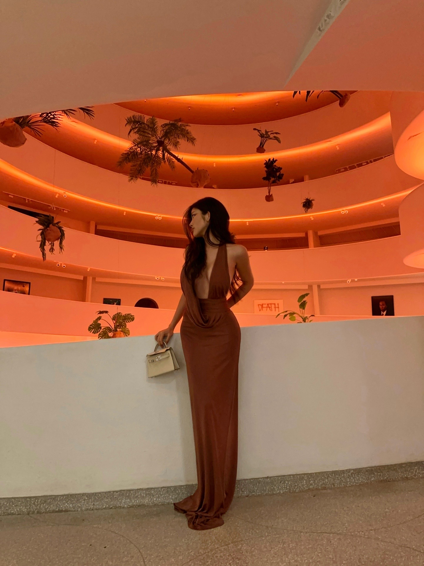 TikTok post by @skyelarchase for Sulwhasoo. Caption reads: gala at the guggenheim @Sulwhasoo.us .