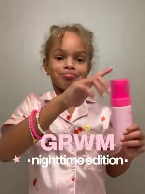 TikTok post by @sydnipaige_ for Grace and Stella Russia. Caption reads: MILA’S FIRST GRWM 🥹✨🌙🫧💖@Evereden @grace and....
