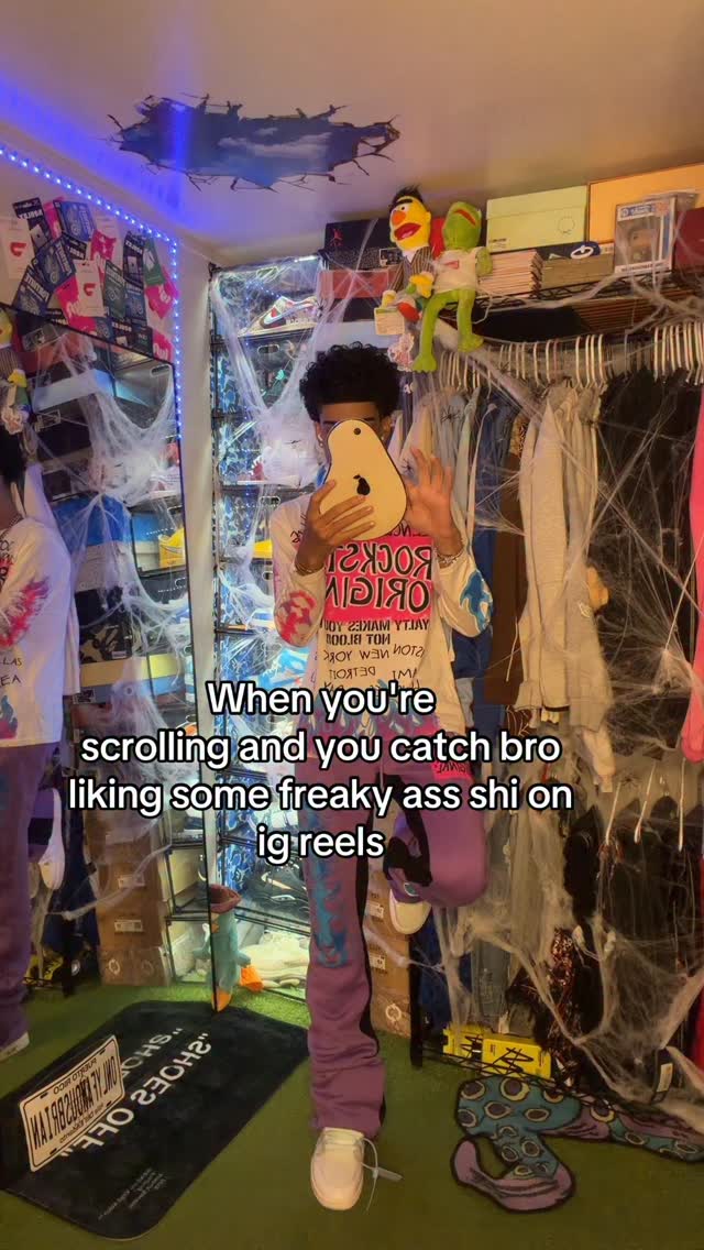 Instagram post by @onlyfamousbrian for Rockstar Original. Caption reads: Me🤣🤣 outfit: @rockstaroriginal code brian10....