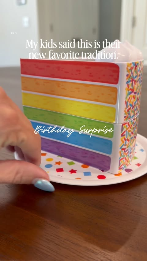 Instagram post by @toytestingsisters for Melissa & Doug. Caption reads: Starting a brand-new birthday morning tradition....