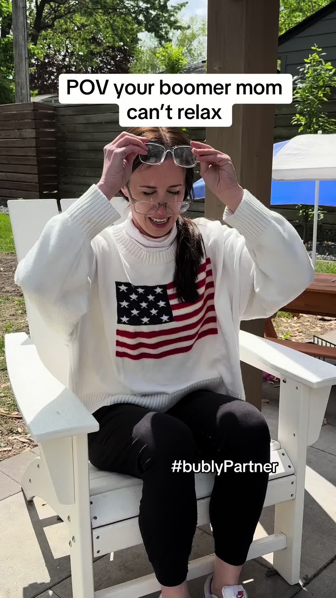 TikTok post by @callmekristenmarie for bubly. Caption reads: #bublyPartner Whether your summer vibe is....