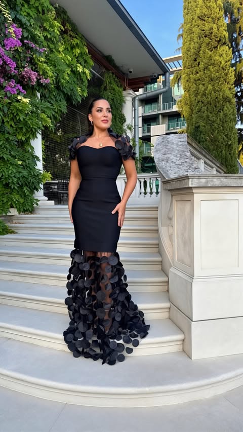 Instagram post by @dajana_tepsic for Wolddress. Caption reads: [...] elegance & a little extra magic ✨....