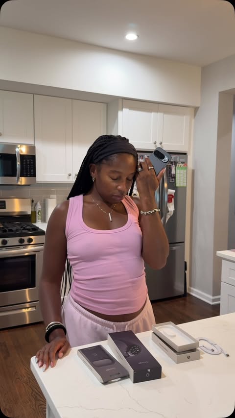 Instagram post by @_itsmelaurenc for Google Pixel. Caption reads: [...] about. 😂🙌🏾 @google sent me a whole....