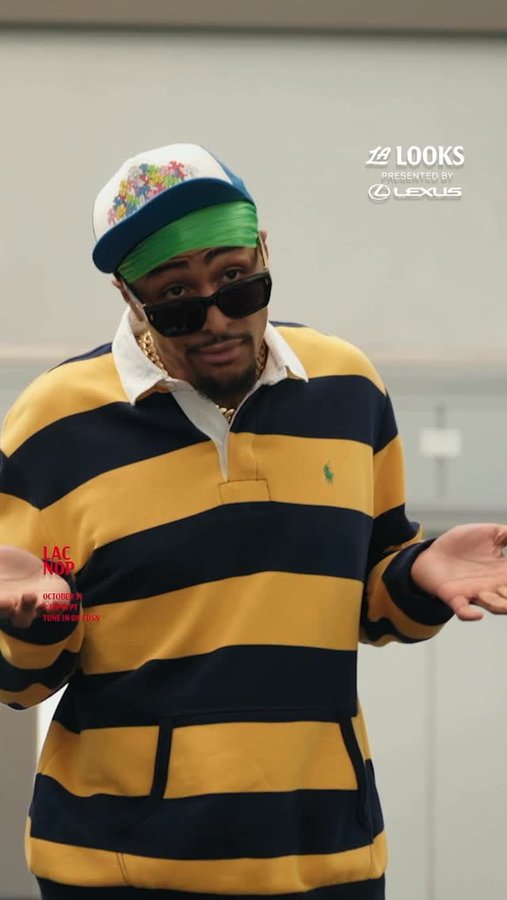 Instagram post by @laclippers for Lexus. Caption reads: celebrating Halloween at home 👻🎃

🕢 7:30PM PT |....