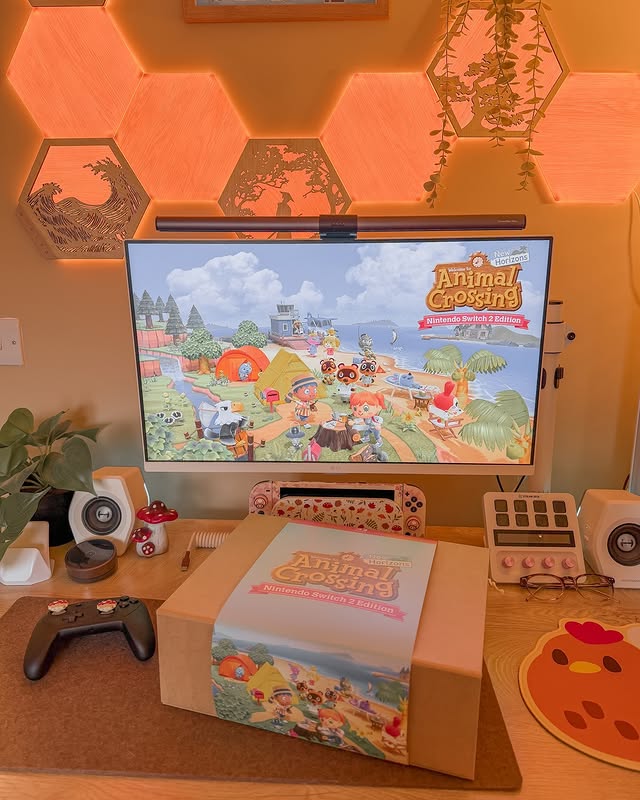 Instagram post by @gamewithkiwi for Nintendo. Caption reads: How cute is this PR box from @nintendouk for the....