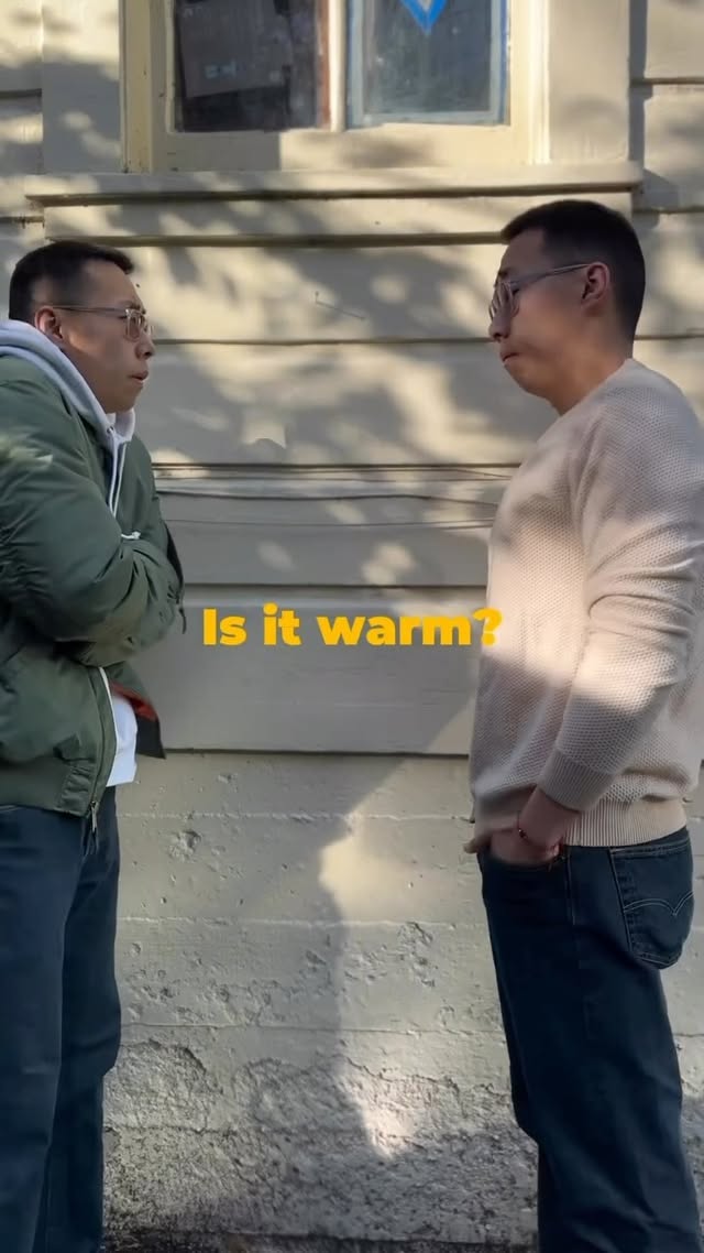 Instagram post by @chrisnolansf for Kickstarter. Caption reads: [...] 🧶 Find the no BS sweater on Kickstarter now....