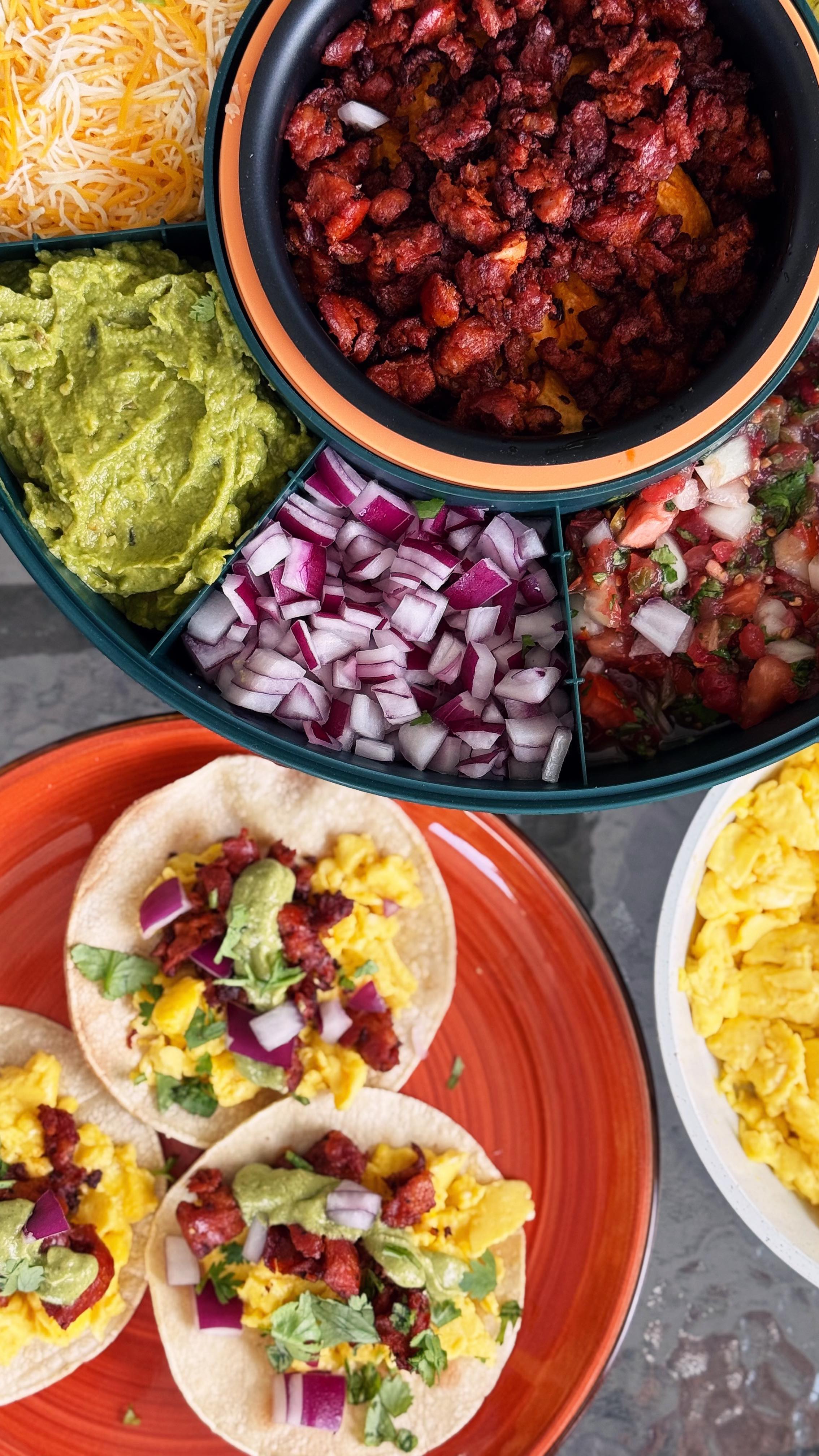 Instagram post by @lifewithlilie for Incredible Egg. Caption reads: #ad Hosting always reminds me how food has a way....