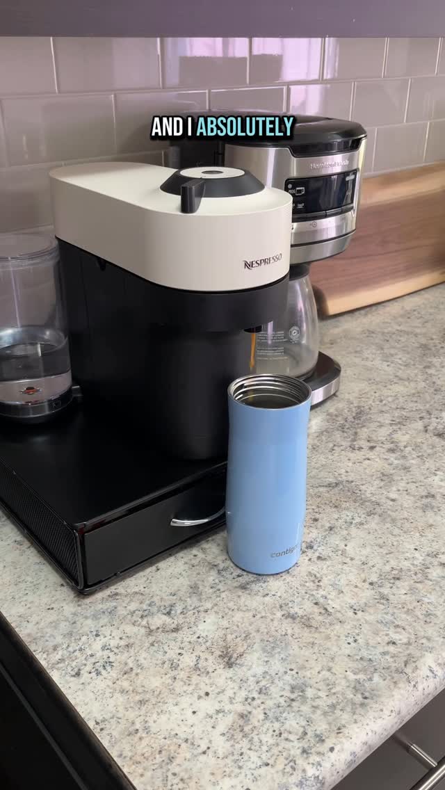 Instagram post by @pilotgurpreet for Contigo. Caption reads: The only coffee mug I’ve trusted to be in my....