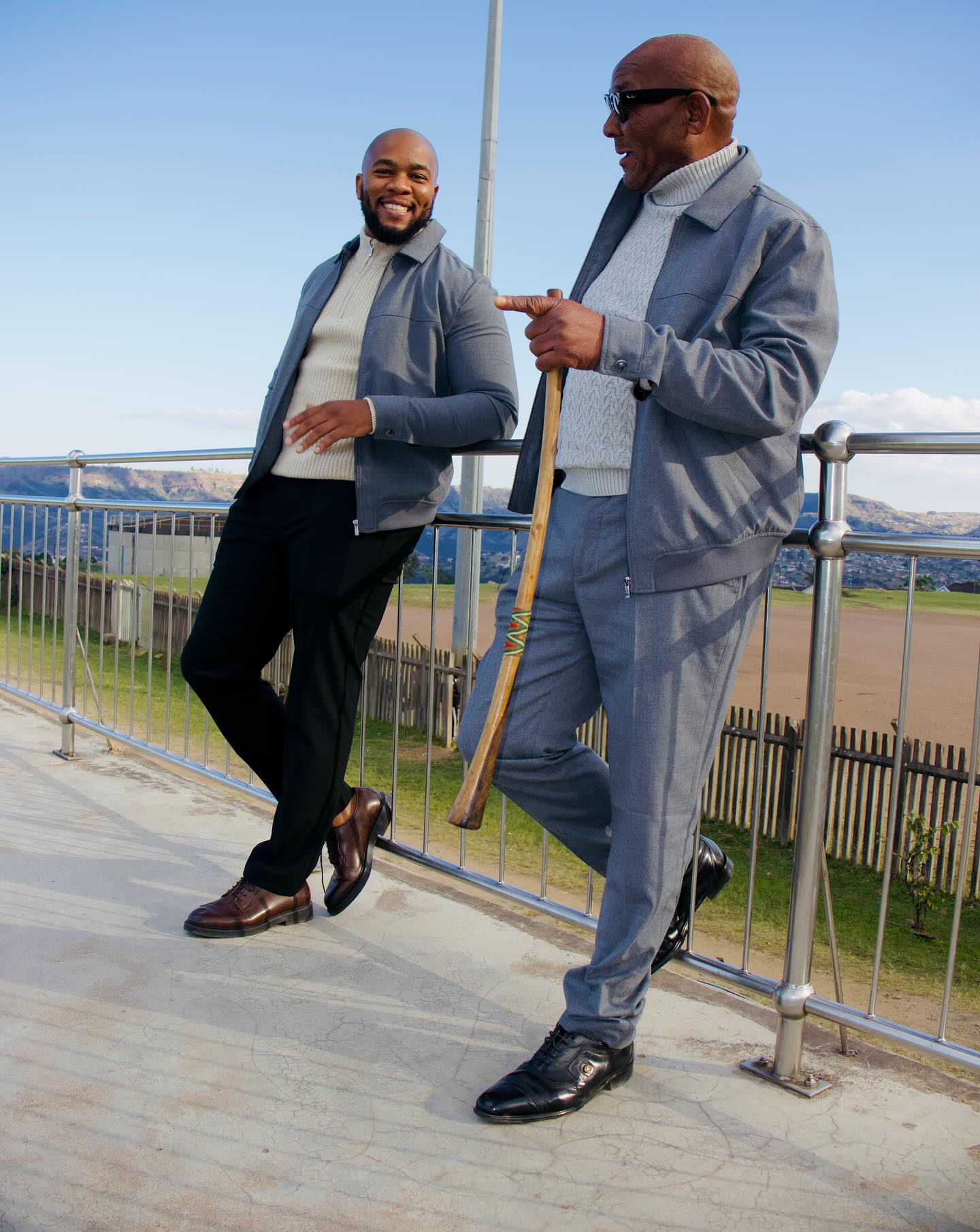 Instagram post by @thembinkosi__mthembu for Woolworths. Caption reads: This Father’s Day, I reflect on the men who shaped....