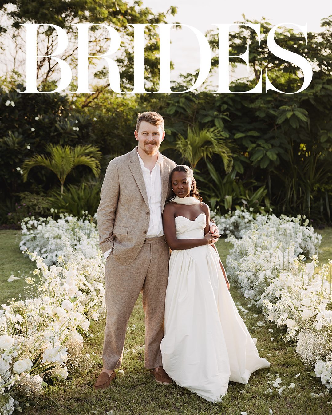 Instagram post by @halioduor for Minted. Caption reads: #BRIDESExclusive: Content creator @halioduor and....