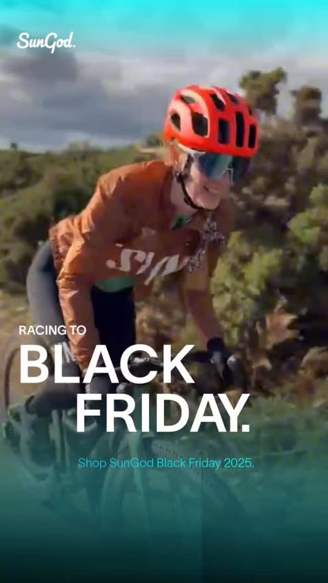 Instagram post by @biking_maz for SunGod. Caption reads: [...] is your chance to pick up some....